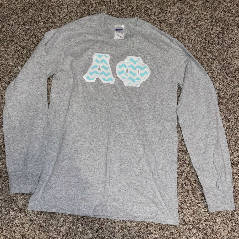 Alpha Phi gray long sleeve